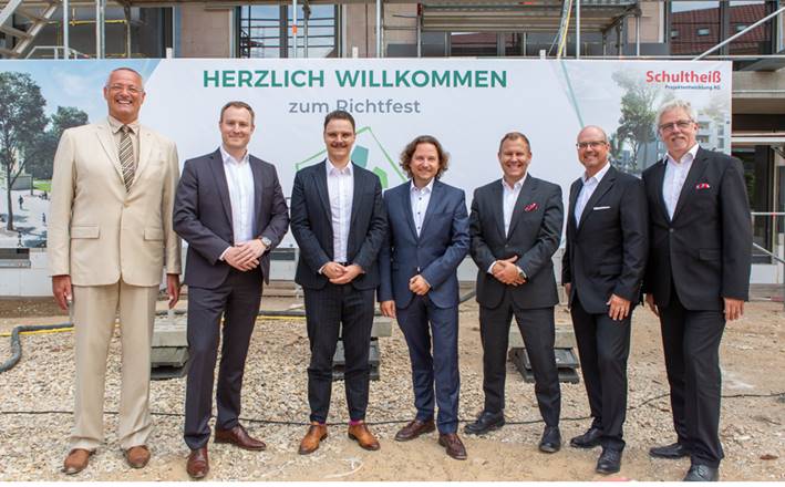 Meilenstein: Schultheiß Projektentwicklung AG feiert erstes Richtfest im Krügelpark