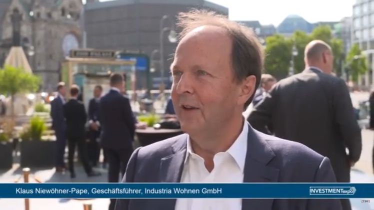 Interview mit Geschäftsführer Klaus Niewöhner-Pape von der INDUSTRIA WOHNEN auf der 2. INVESTMENTexpo 2020